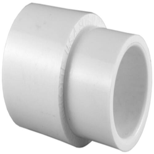 PVC Schedule 40 Degree S x S Reducer Coupling 3/4 in. x 1/2 in.