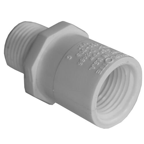 PVC Adapter 1/2 in. x 1/2 in. Underground Rated PSI-600 1