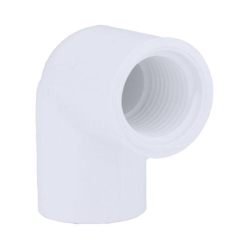 PVC Schedule 40 90-Degree  FIP x FIP Elbow Fitting 1/2 in.