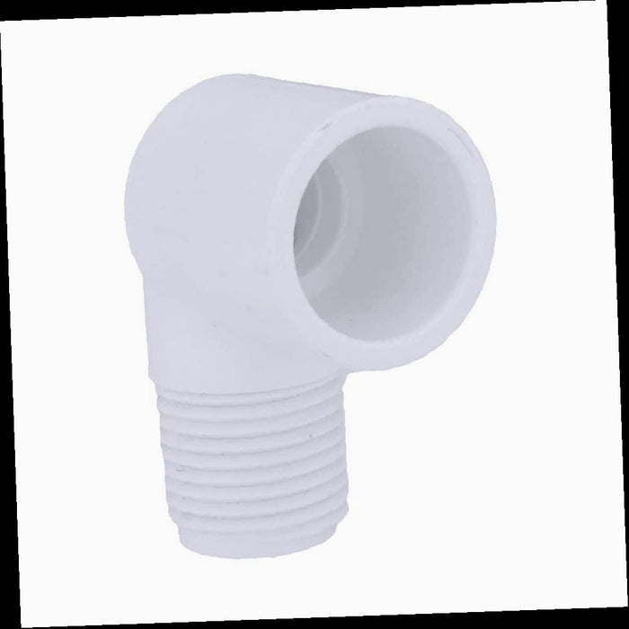 PVC Schedule 40 90-degree MPT x S Street Elbow Fitting 3/4 in.