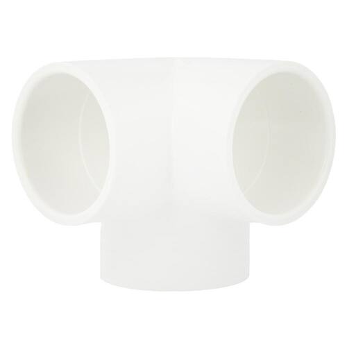 PVC Elbow 1 in. x 1 in. 90 Degree with Side Outlet Socket x Hub