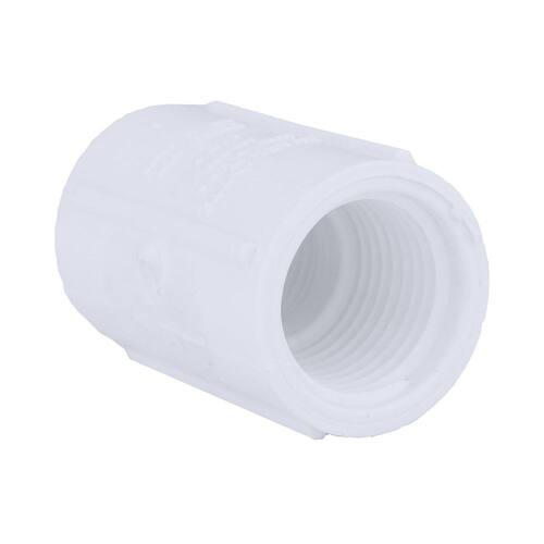 PVC Coupling Schedule 40 1/2 in. FPT x FPT