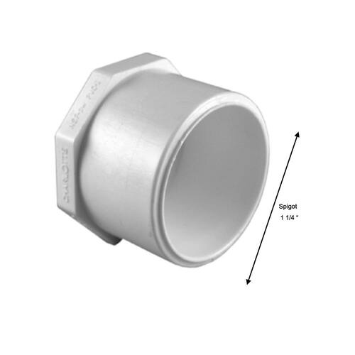 PVC Plug 1-1/4 in. Underground Use PSI-370 5