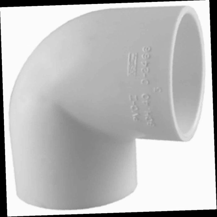 PVC Schedule 40 90° S x S Elbow Fitting 3/4 in.
