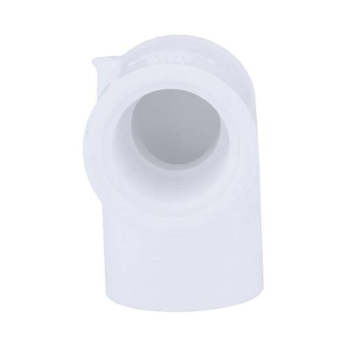 PVC Schedule 40 90-Degree S x FIP Elbow Fitting 1/2 in.