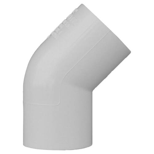 PVC Schedule 40 45-Degree S x S Elbow Fitting 1/2 in.