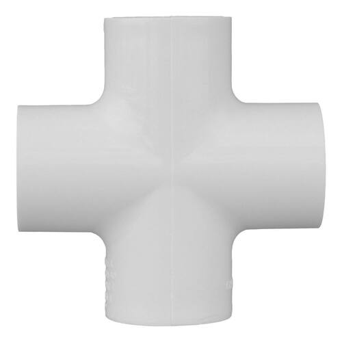 PVC Cross Fitting 1/2 in. x 1/2 in. x 1/2 in. x 1/2 in.