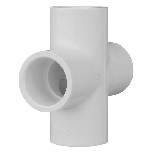 PVC Cross Fitting 1/2 in. x 1/2 in. x 1/2 in. x 1/2 in.