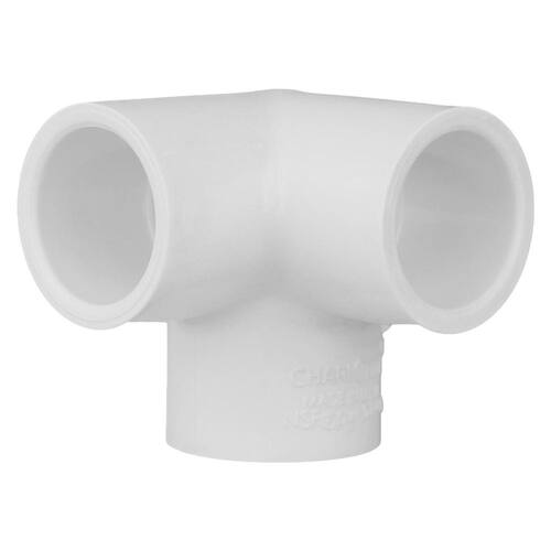 PVC Elbow Fitting 1/2 in. 90-Degree Side Outlet S x S x S