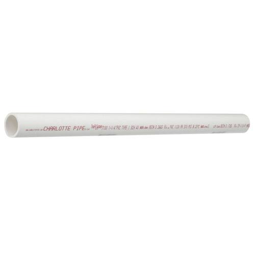 PVC Pipe 1-1/4 in. x 2 ft. DWV Sch. 40