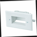 Plastic Wall Plate 1-Gang 1-Decorator/Rocker/1-Duplex White (1-Pack)