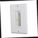 Wall Plate Plastic 1-Gang Brush White