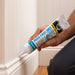 Acrylic Latex Caulk, White, Plus Silicone, Fast Dry, 5.5 oz., Alex 8