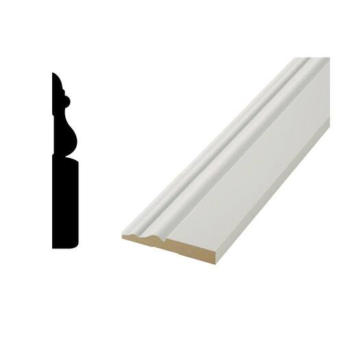 MDF Base Molding 9/16 in. x 4 in. FE020, 12 ft.