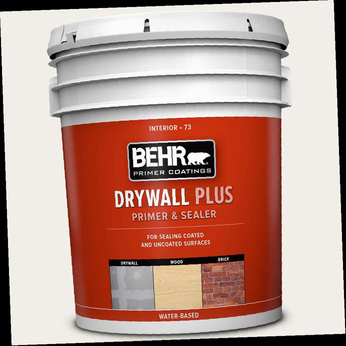 Interior Primer and Sealer, Acrylic Drywall Plus, White, 5 Gal.