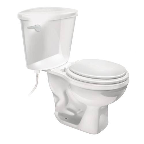 Toilet Tank Lever Universal in White Perfect Fit