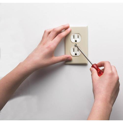 Wall Plate 1 Gang Socket Switch and Deco (14-Pack)