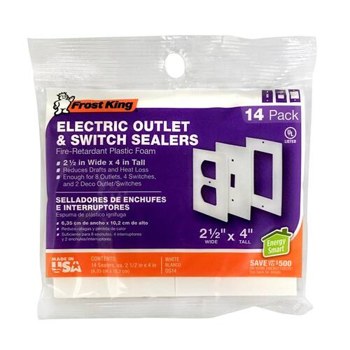 Wall Plate 1 Gang Socket Switch and Deco (14-Pack)