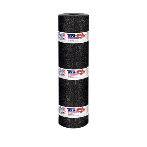 Membrane Roll for Low Slope Roofing, Tri-Ply APP Granular Cap Sheet, White, 39.625 in. x 32.25 ft. (100 sq. ft. net)