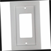 Wall Plate 1-Gang White GFCI/Decorative/Rocker BMC Compound Woodmore