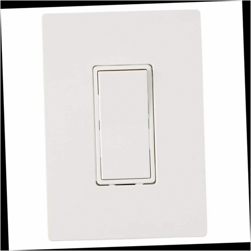 Plastic Wall Plate Decorator/Rocker White 1-Gang Maple Hill (1-Pack)