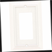 Wall Plate Single Rocker 1-Gang White (1-Pack)