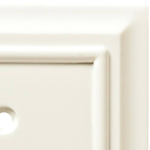 Wall Plate 1-Gang Toggle White (1-Pack)