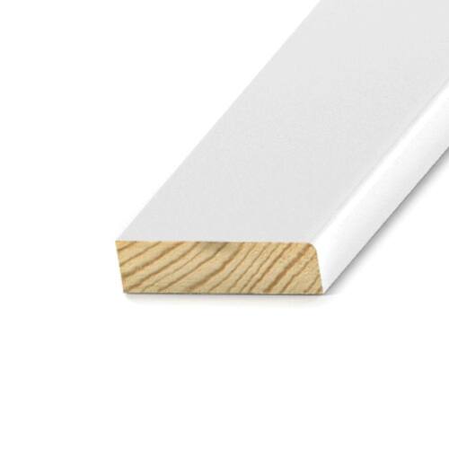 Pine Stop Moulding 1/2 in. x 1-5/8 in. x 7 ft. Primed  Round Edge