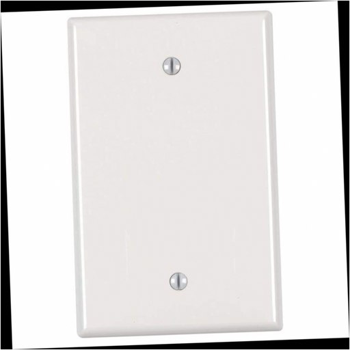 Wall Plate Blank Nylon 1-Gang Midway White