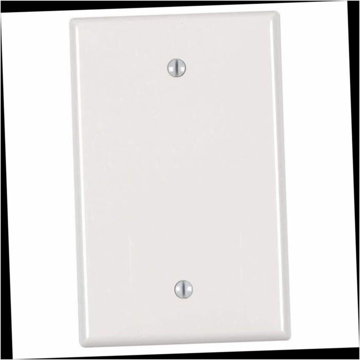 Wall Plate Blank Nylon 1-Gang Midway White