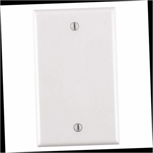 Wall Plate Blank 1-Gang White