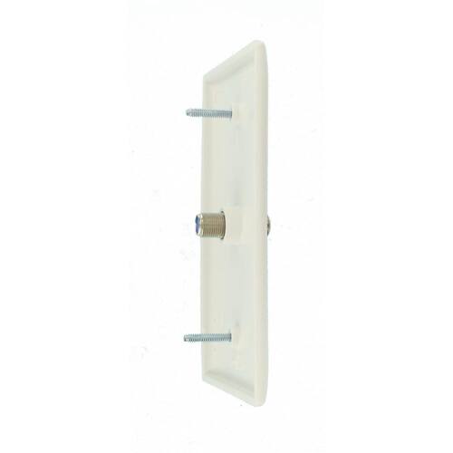 Wall Plate CATV 1-Gang Midway White