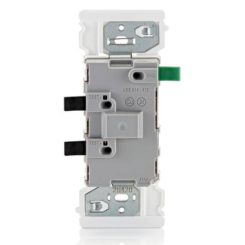 Single Pole Switch 15 Amp Decora Edge, White 10-Pack