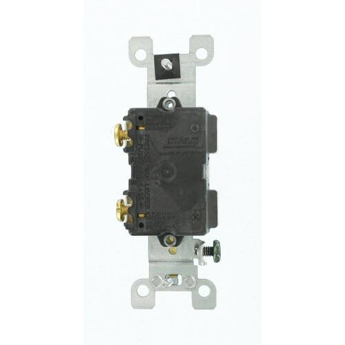 Toggle Switch 3-Way White 15 Amp (6-Pack)