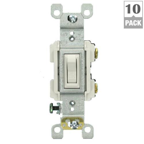 Switch 15 Amp Preferred White 10-Pack