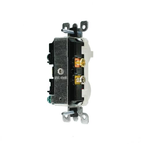 Combination Switch White with Neon Pilot Light 1/25W-125V