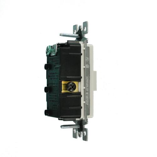 Combination Switch 15 Amp 3-Rocker White