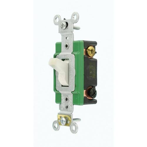 Double Pole Switch 30 Amp Industrial White