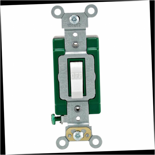 Double Pole Switch 30 Amp Industrial White