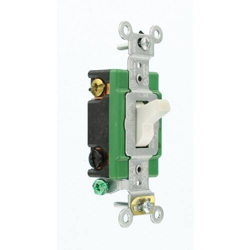 Double Pole Switch 30 Amp Industrial White