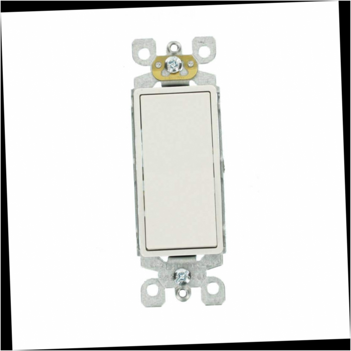 Switch 15 Amp 3-Way White Decora