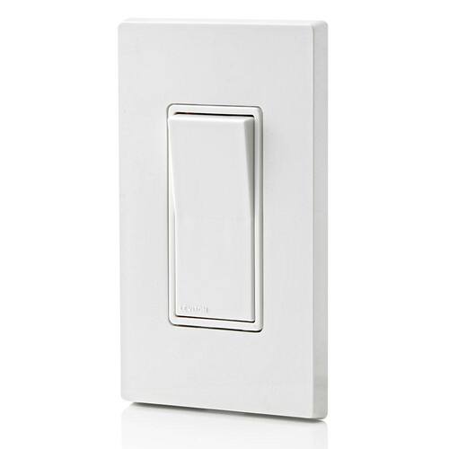 Single-Pole Switch White 15 Amp Decora