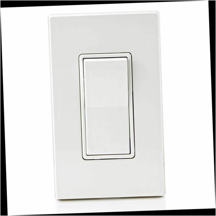 Single-Pole Switch White 15 Amp Decora