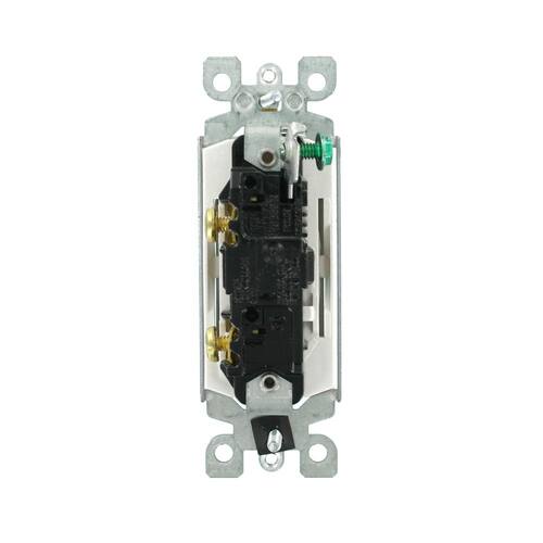 Single-Pole Switch White 15 Amp Decora