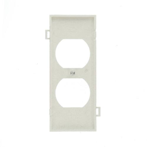 Outlet Wall Plate 1-Gang Duplex White (1-Pack)