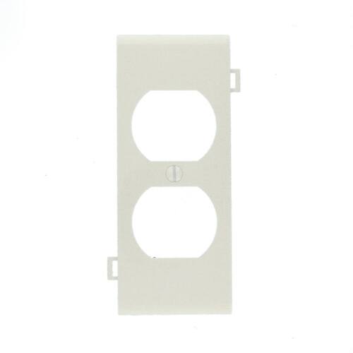 Outlet Wall Plate 1-Gang Duplex White (1-Pack)