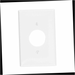 Wall Plate 1-Gang Midway Single 1.406 in. Hole White