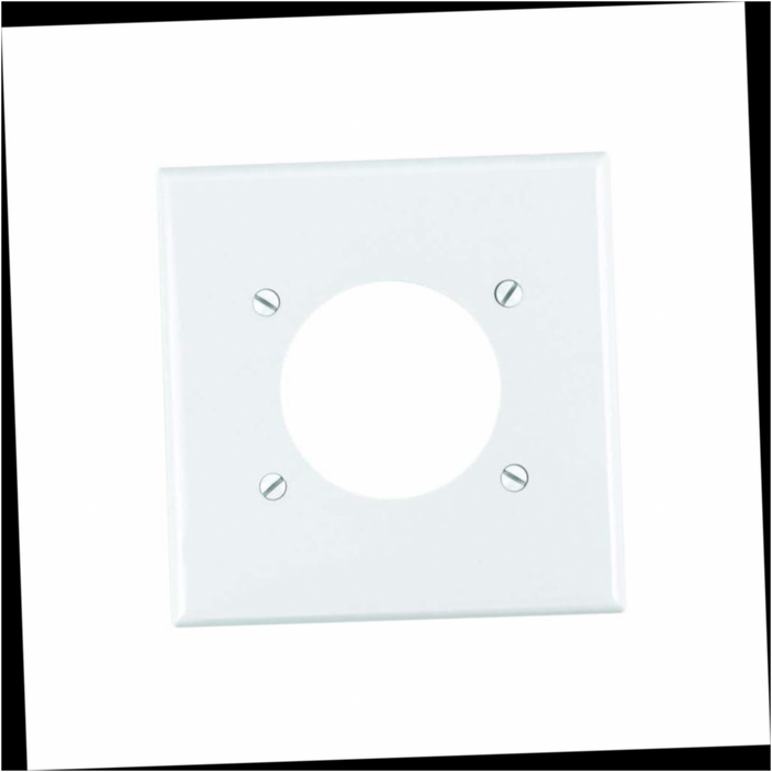 Outlet Wall Plate Single 1-Gang White (1-Pack)