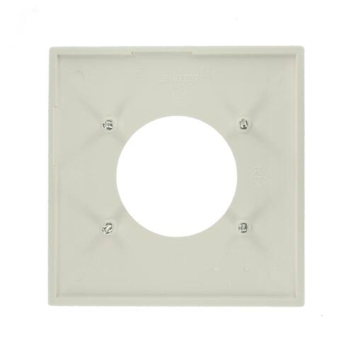 Outlet Wall Plate Single 1-Gang White (1-Pack)