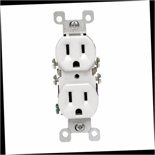 Outlet 15 Amp Duplex CO/ALR White